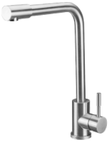 Kitchen Tap Gooseneck Type L INOX 5001