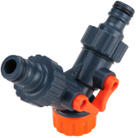 Y Hose Adaptor with Lever EvoTools® / Dint[inch]: 3/4