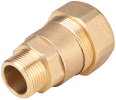 Quick Brass Coupling for Metal Pipe EvoSanitary®