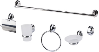 Bathroom Accessories Set 6 Pieces 1082