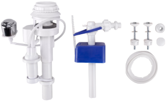 Pneumatic WC Mechanism with Float Valve and Lateral Inlet