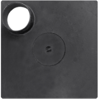 Cast Iron Hob 1OS with Flue Collar