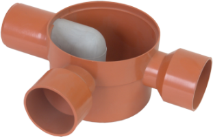 Floor Drain Trap SL 2 Inlets 90/180° Right STY653-D