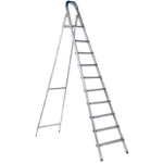 Painted Grey Metal Ladder