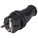 Rubber Schuko Plug 16A BS-163