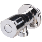 Nickel-Plated Angle Valve with Ceramic Headwork