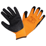 Black Knitted Latex Gloves