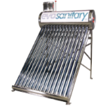 Unpressurized Solar Panel System with Vacuum Tubes INOX D