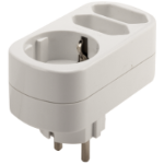 Triple Schuko Socket Adapter 2043