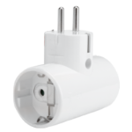 Double Schuko Socket Adapter