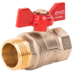 Ball Valve - Butterfly Handle F-M 2077