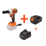 Cordless brushless 1/2 impact wrench kit with battery and charger EvoTools®