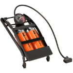 Foot Pump for Car with Pressure Gauge and Two Pistons 2046 EvoTools®