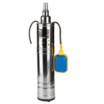4" Submersible Pump with Auger and Float Switch Aqua