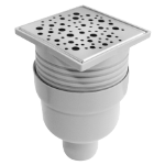 Square Floor Drain Trap with Riser SV 9-2602-050