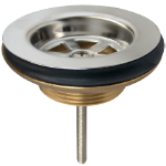 Sink Waste, Brass-Stainless Steel