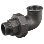 Black Union Elbow Female Thread - Male Thread 97