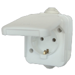 PT Schuko Socket with Antigron Cover IP 44